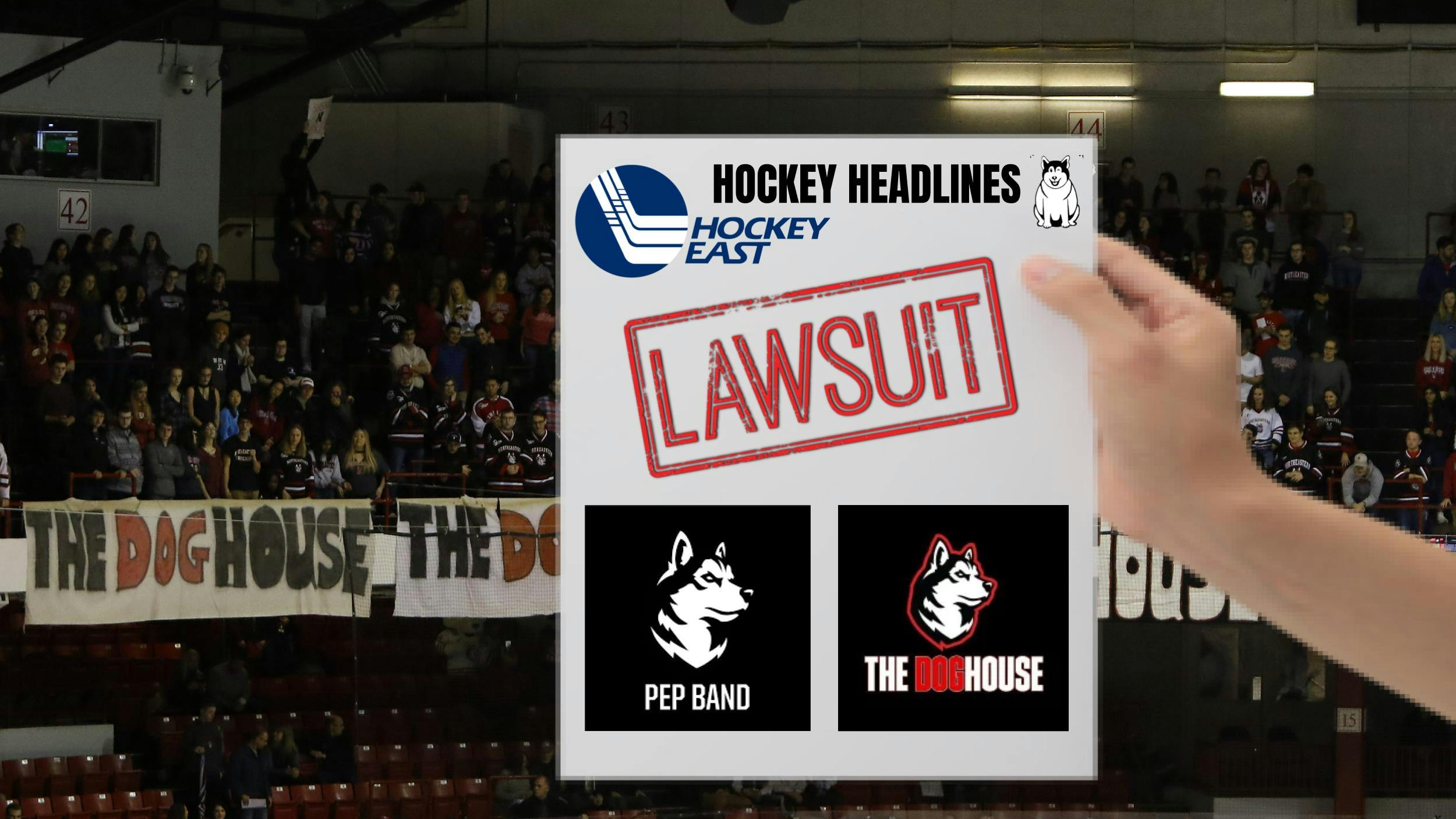 Thumbnail for DogHouse and Pep Band Sued for Emotional Damages by Hockey East: “They’re Just Too Mean”